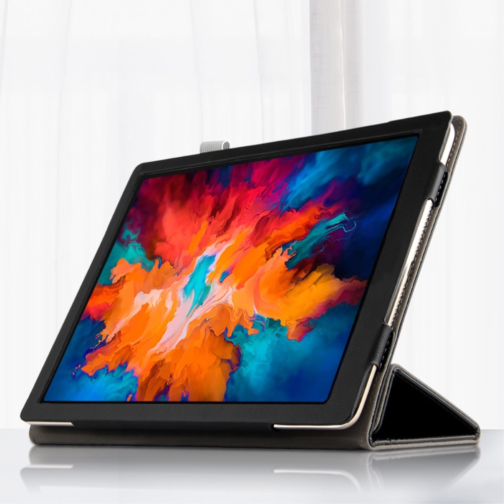  Lenovo Tab P11 Pro - Tri-Fold Fodral Med Pennhållare - Svart