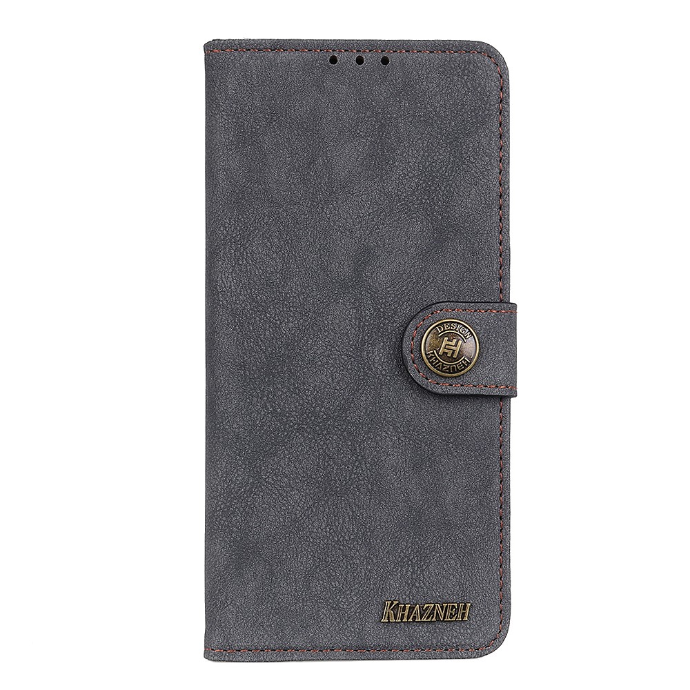 KHAZNEH Xiaomi Mi 11 Ultra - KHAZNEH Split Läder Fodral - Svart