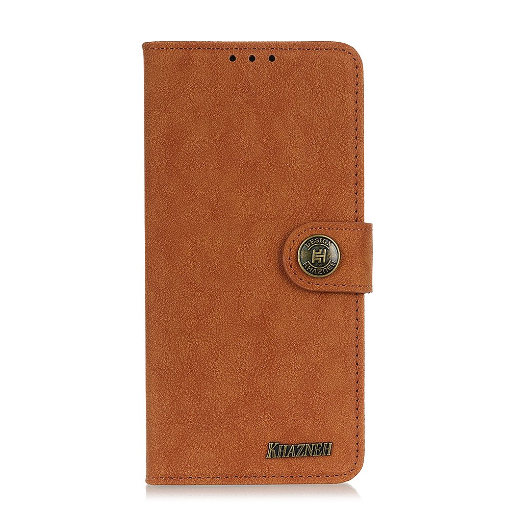 KHAZNEH Xiaomi Mi 11 Ultra - KHAZNEH Split Läder Fodral - Brun