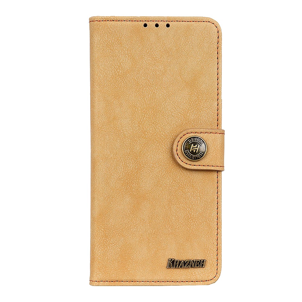 KHAZNEH Xiaomi Mi 11 Ultra - KHAZNEH Split Läder Fodral - Beige