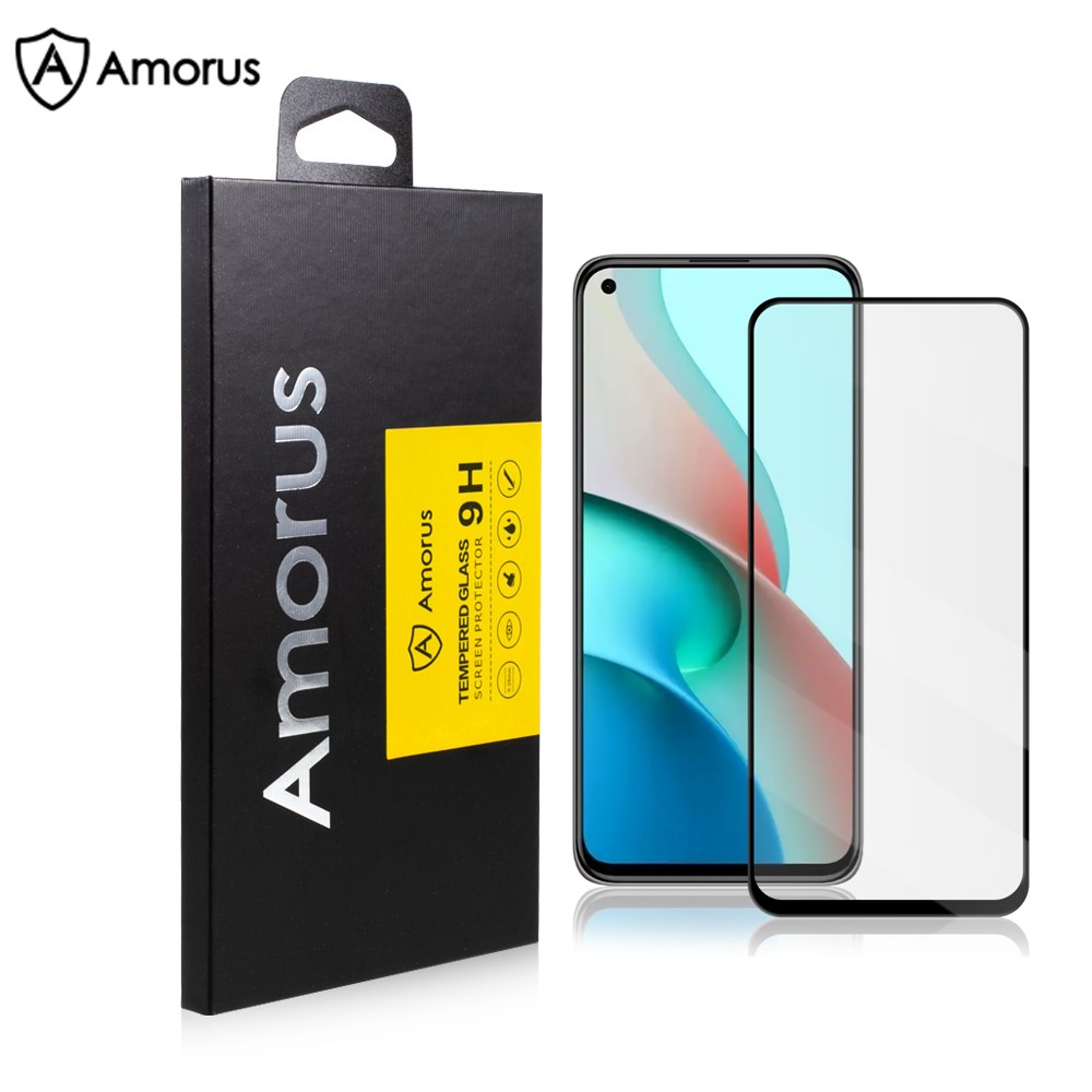 AMORUS Xiaomi Mi 11 Lite - AMORUS Heltäckande Skärmskydd I Härdat Glas