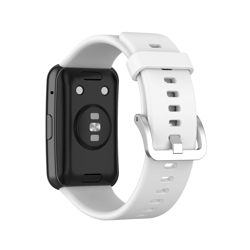  Silikon Armband För Huawei Watch Fit - Vit