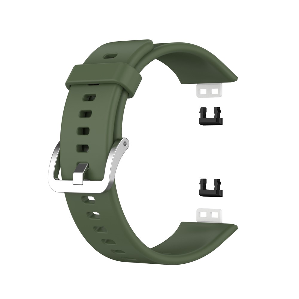  Silikon Armband För Huawei Watch Fit - Grön