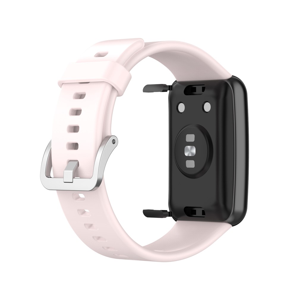  Silikon Armband För Huawei Watch Fit - Ljus Rosa