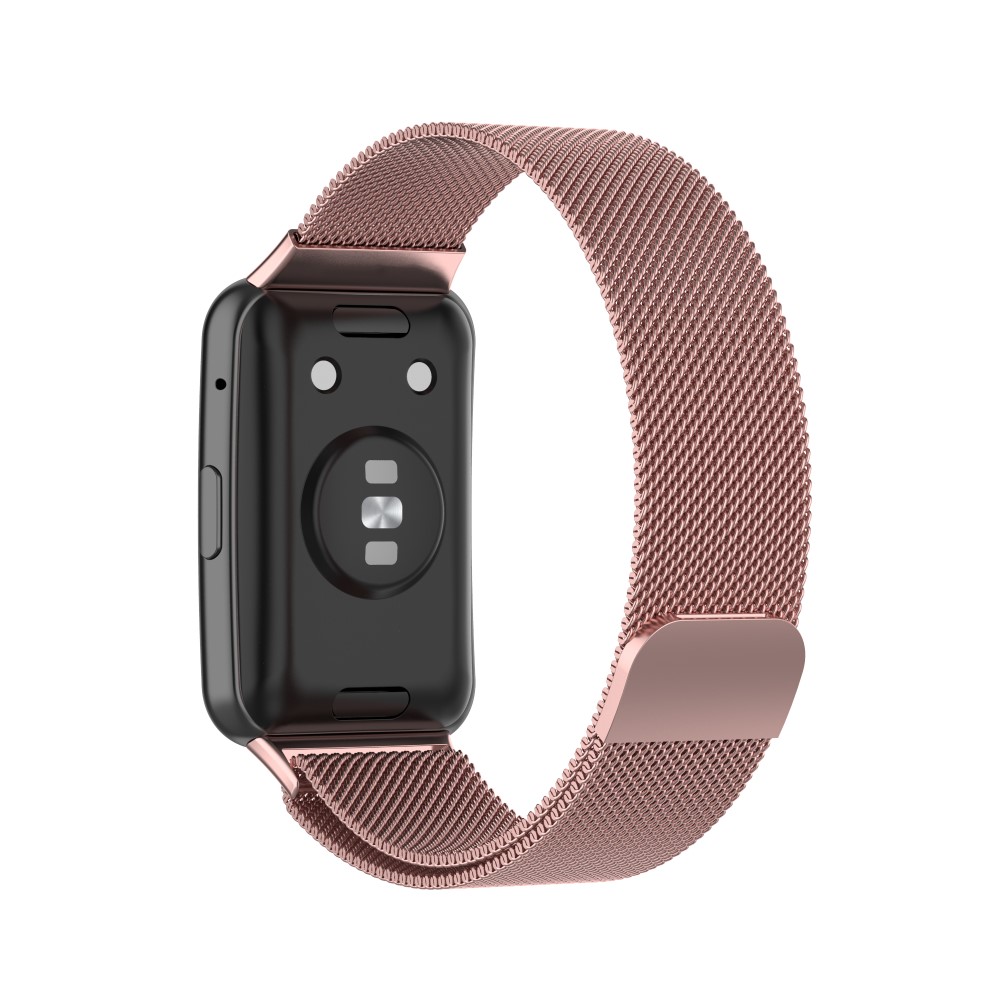 Milanese Loop Metall Armband Huawei Watch Fit - Rosa