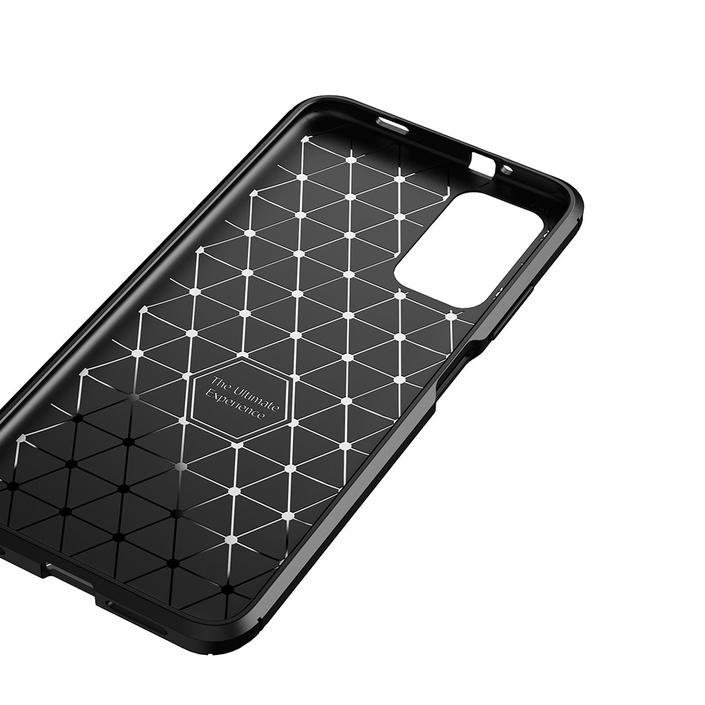  Xiaomi Redmi 9T - Kolfiber Textur Skal - Svart