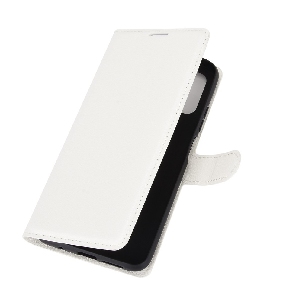 Xiaomi Redmi 9T - Litchi Läder Fodral - Vit