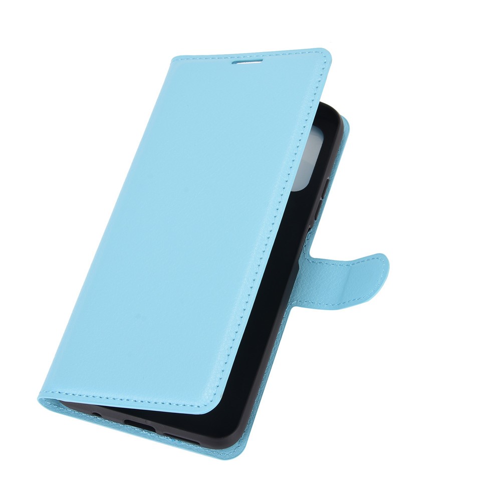  Xiaomi Redmi 9T - Litchi Läder Fodral - Blå