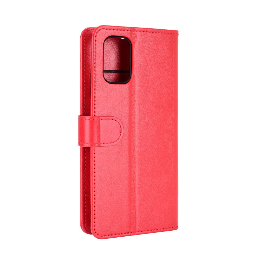  Xiaomi Redmi 9T - Crazy Horse Läder Fodral - Röd