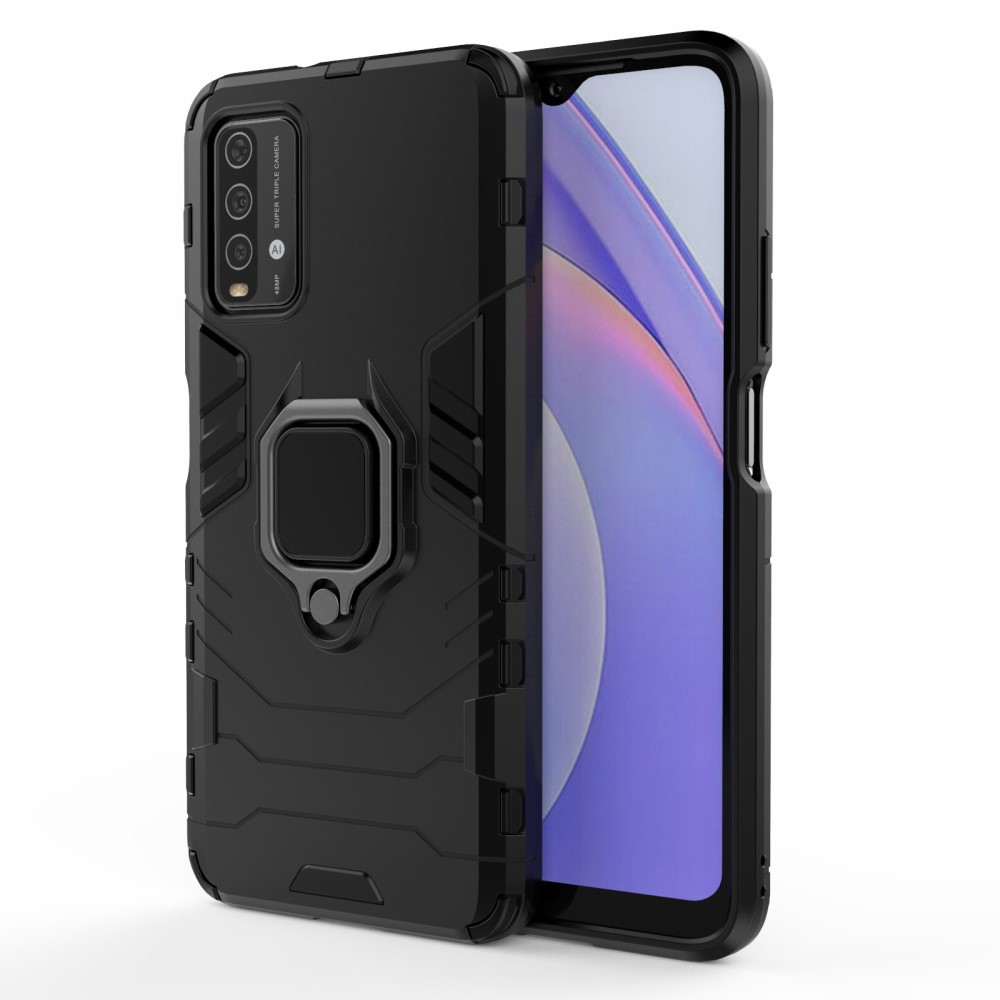  Xiaomi Redmi 9T - Hybrid Ring Skal - Svart