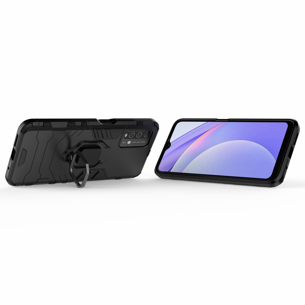  Xiaomi Redmi 9T - Hybrid Ring Skal - Svart