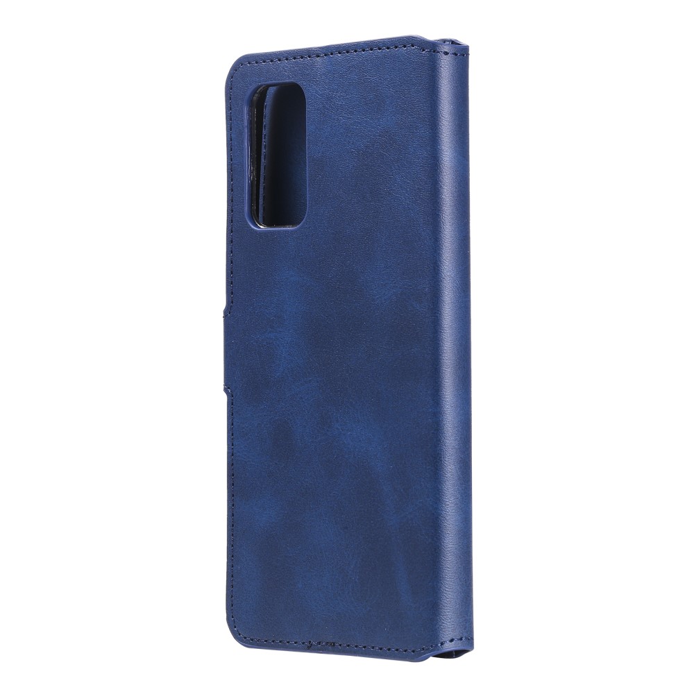  Xiaomi Redmi 9T - Solid Läder Fodral - Blå