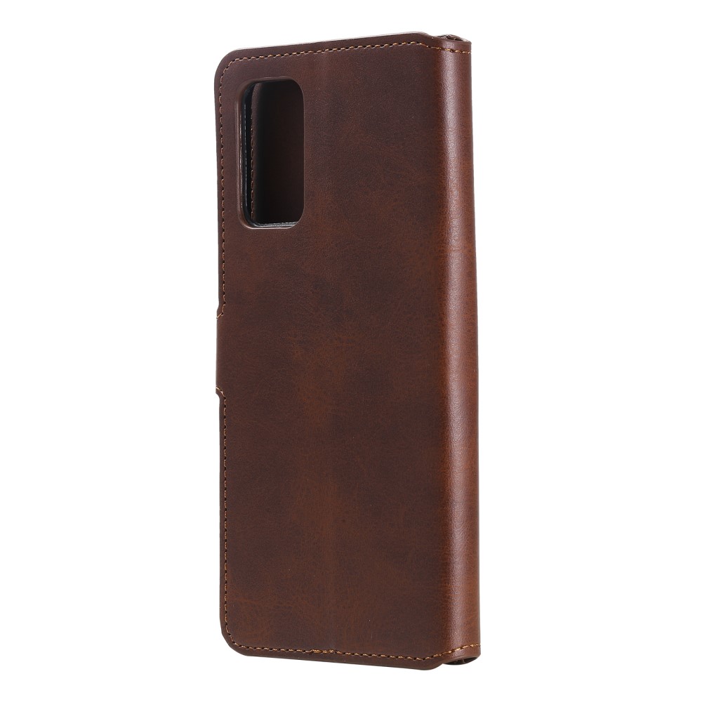  Xiaomi Redmi 9T - Solid Läder Fodral - Brun