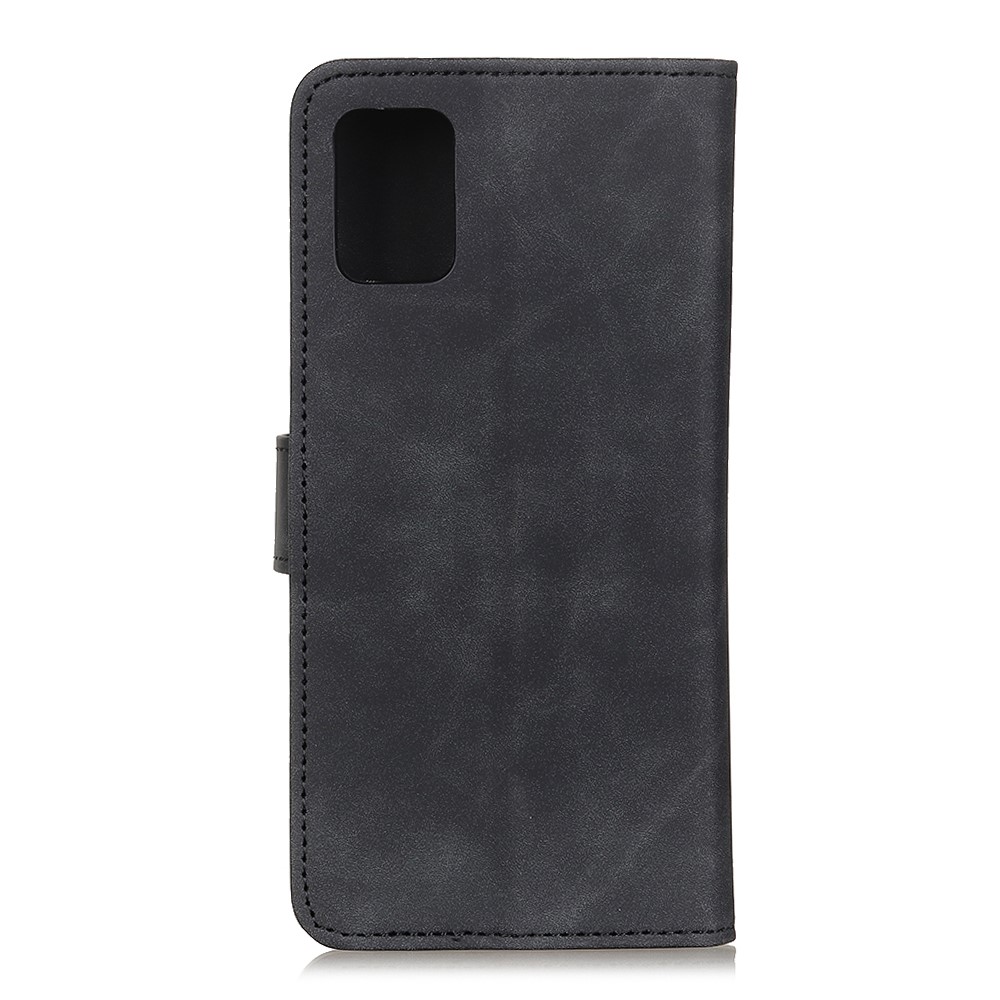 KHAZNEH Xiaomi Redmi 9T - KHAZNEH Retro Läder Fodral - Svart