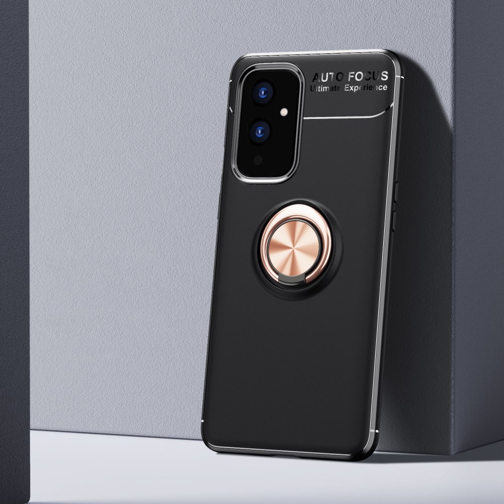  OnePlus 9 - Ring Skal - Svart/Roséguld