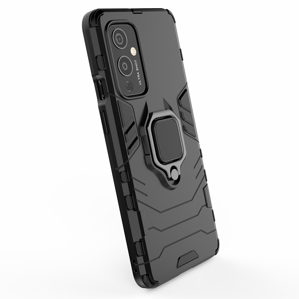  OnePlus 9 - Hybrid Ring Skal - Svart