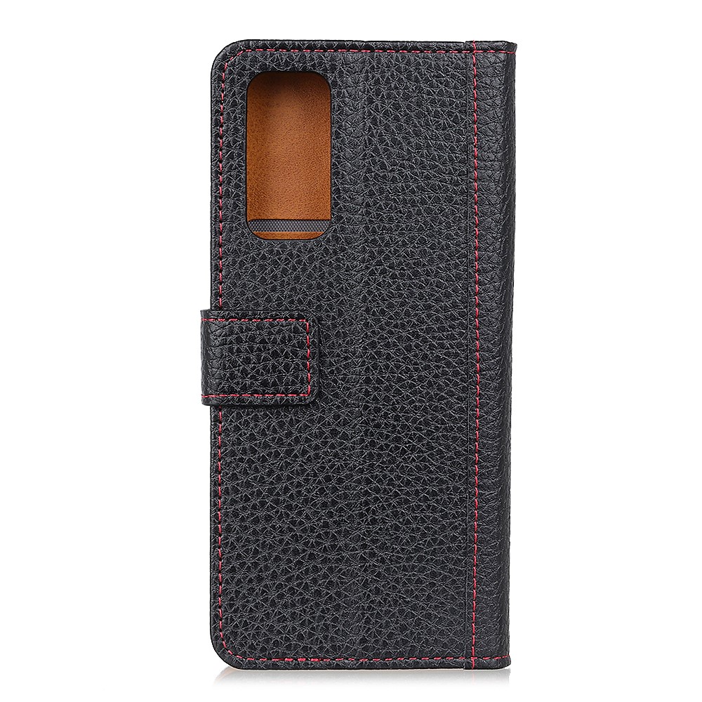  OnePlus 9 - Litchi Plånboksfodral - Svart