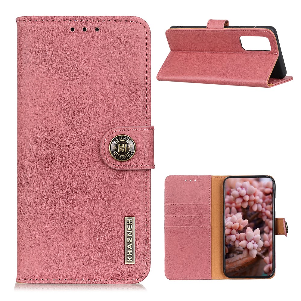 KHAZNEH OnePlus 9 - KHAZNEH Läder Fodral - Rosa