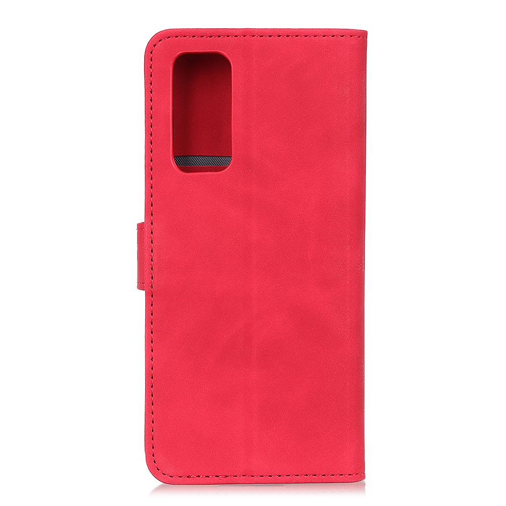 KHAZNEH OnePlus 9 - KHAZNEH Retro Läder Fodral - Röd