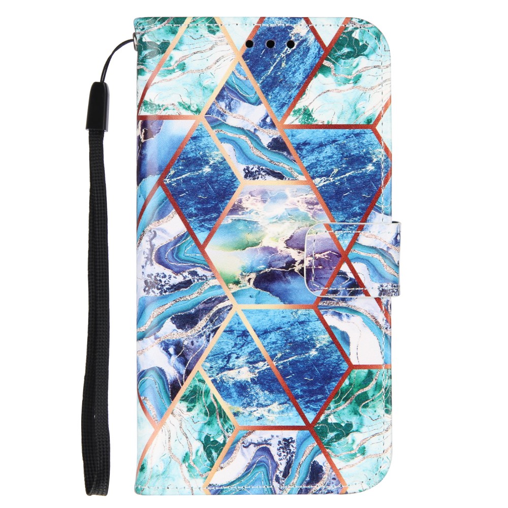  OnePlus 9 - Marmor Textur Läder Fodral