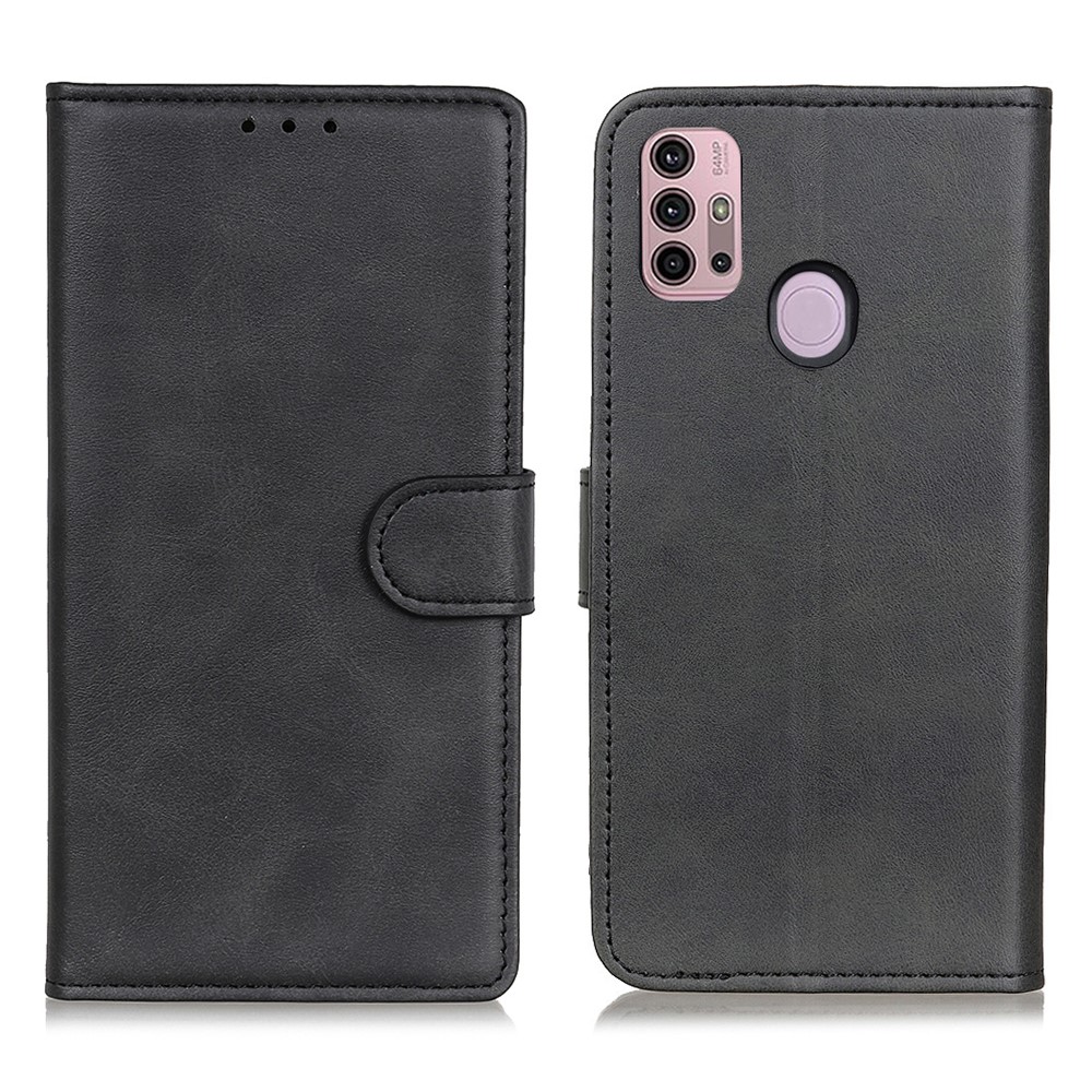  Motorola Moto G10/G20/G30 - Solid Plånboksfodral - Svart