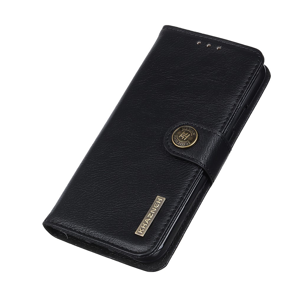 KHAZNEH Motorola Moto G10/G20/G30 - KHAZNEH Läder Fodral - Svart