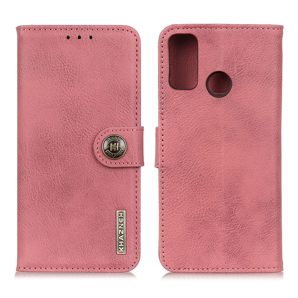 KHAZNEH Motorola Moto G10/G20/G30 - KHAZNEH Läder Fodral - Rosa