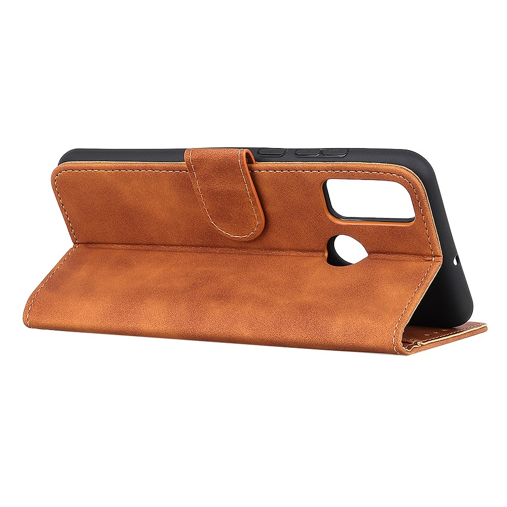 KHAZNEH Motorola Moto G10/G20/G30 - KHAZNEH Retro Läder Fodral - Brun