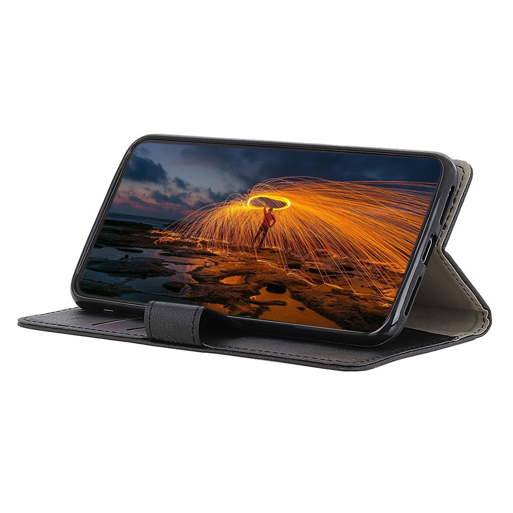  Motorola Moto G10/G20/G30 - Läder Fodral - Svart
