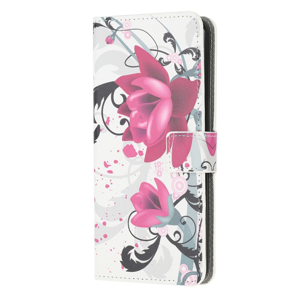  Motorola Moto G10/G20/G30 - Fodral Med Tryck - Lotus Blomma
