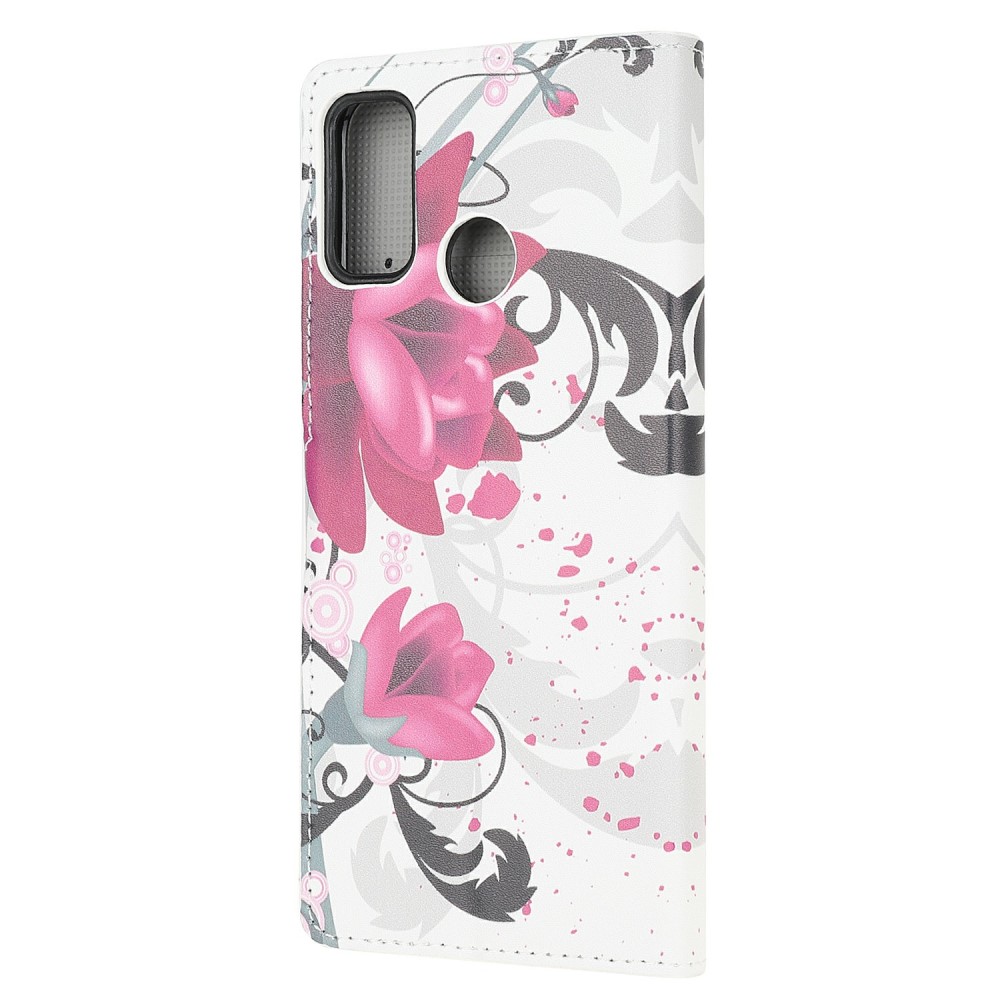  Motorola Moto G10/G20/G30 - Fodral Med Tryck - Lotus Blomma