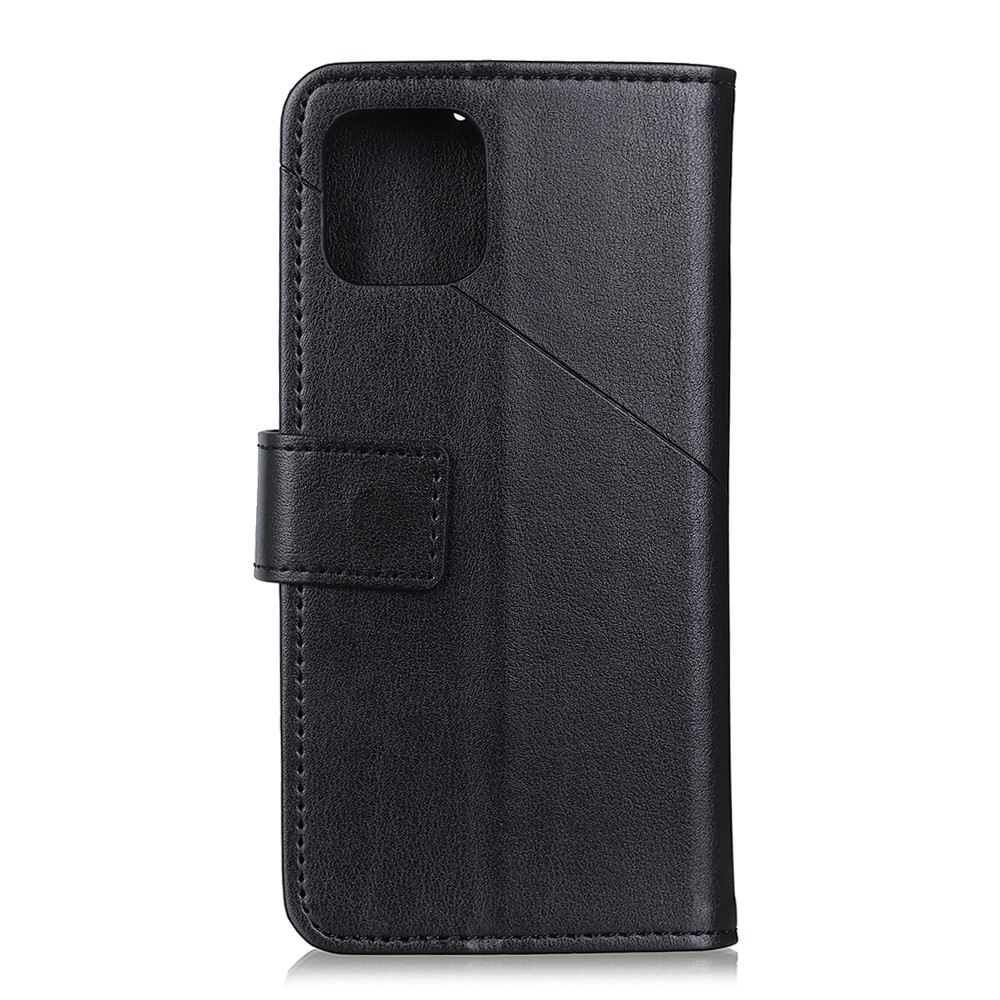  Xiaomi Mi 11 - Nit Dekor Läder Fodral - Svart