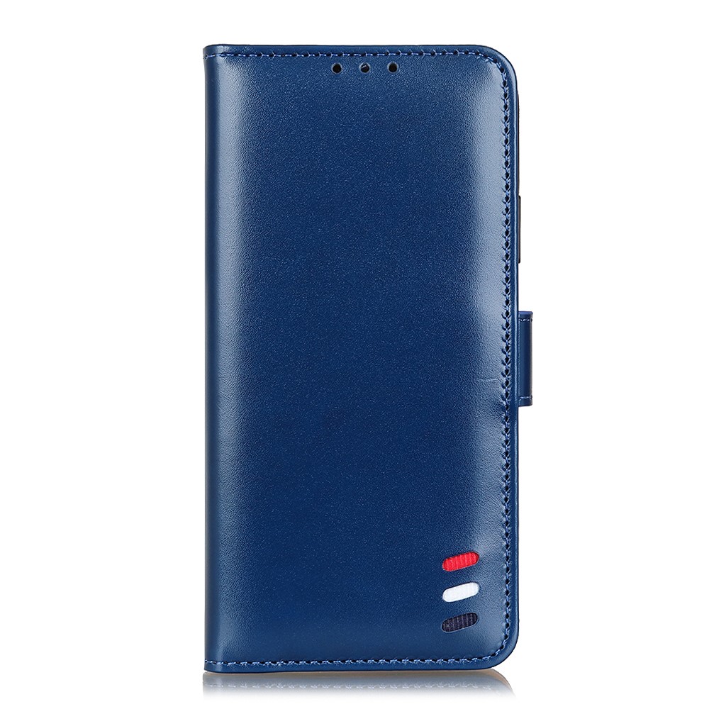  Xiaomi Mi 11 - Tri-Color Läder Fodral - Blå