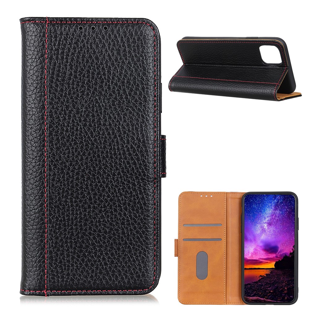  Xiaomi Mi 11 - Litchi Plånboksfodral - Svart