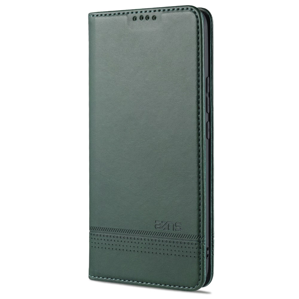 AZNS Xiaomi Mi 11 - AZNS Läder Flip Fodral - Grön