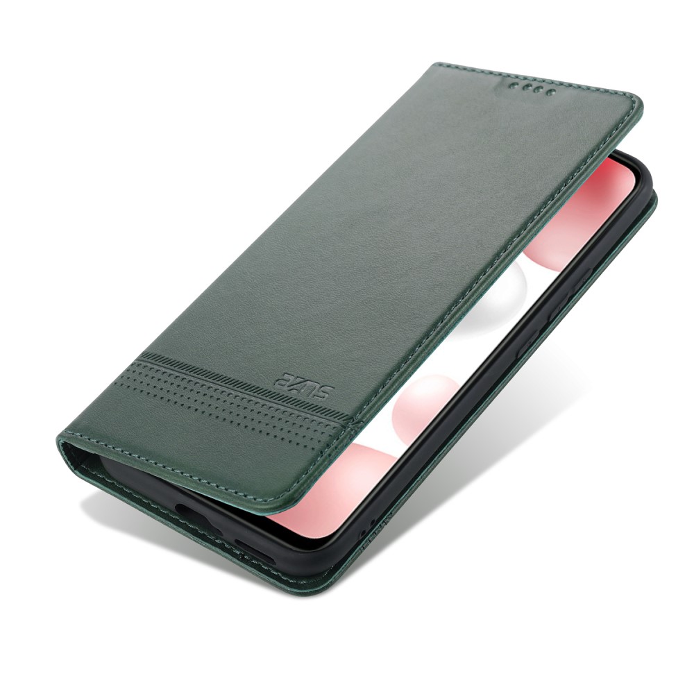 AZNS Xiaomi Mi 11 - AZNS Läder Flip Fodral - Grön