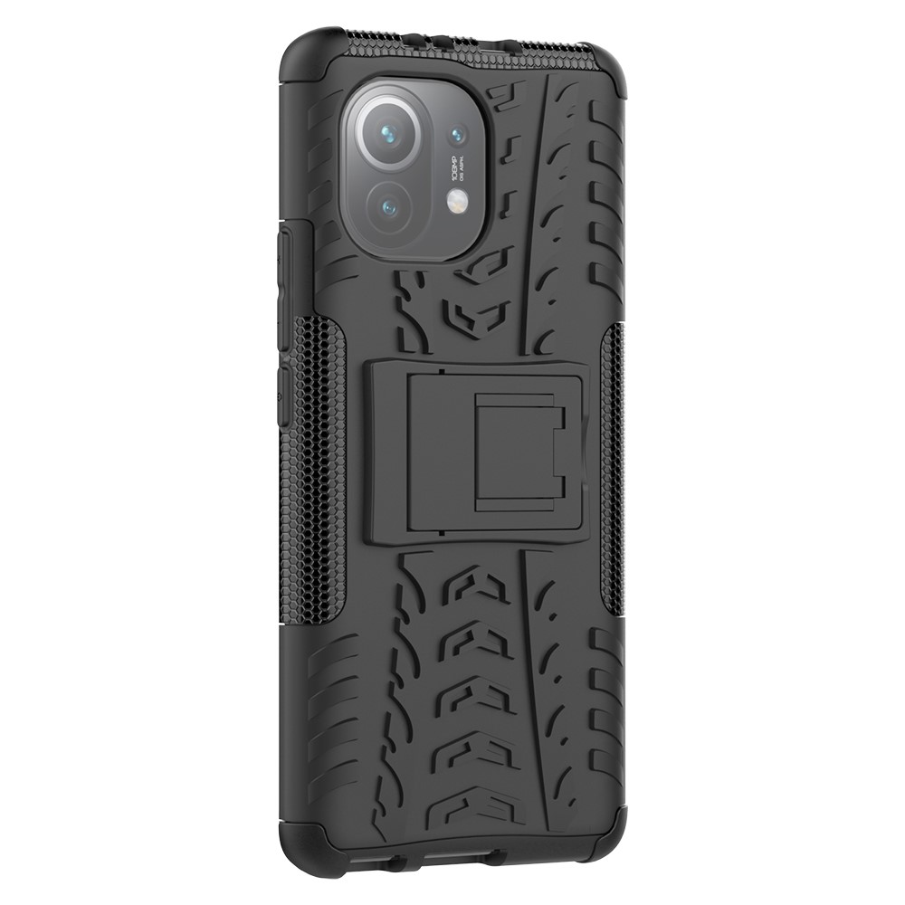  Xiaomi Mi 11 - Ultimata Stöttåliga Skalet med Stöd - Svart
