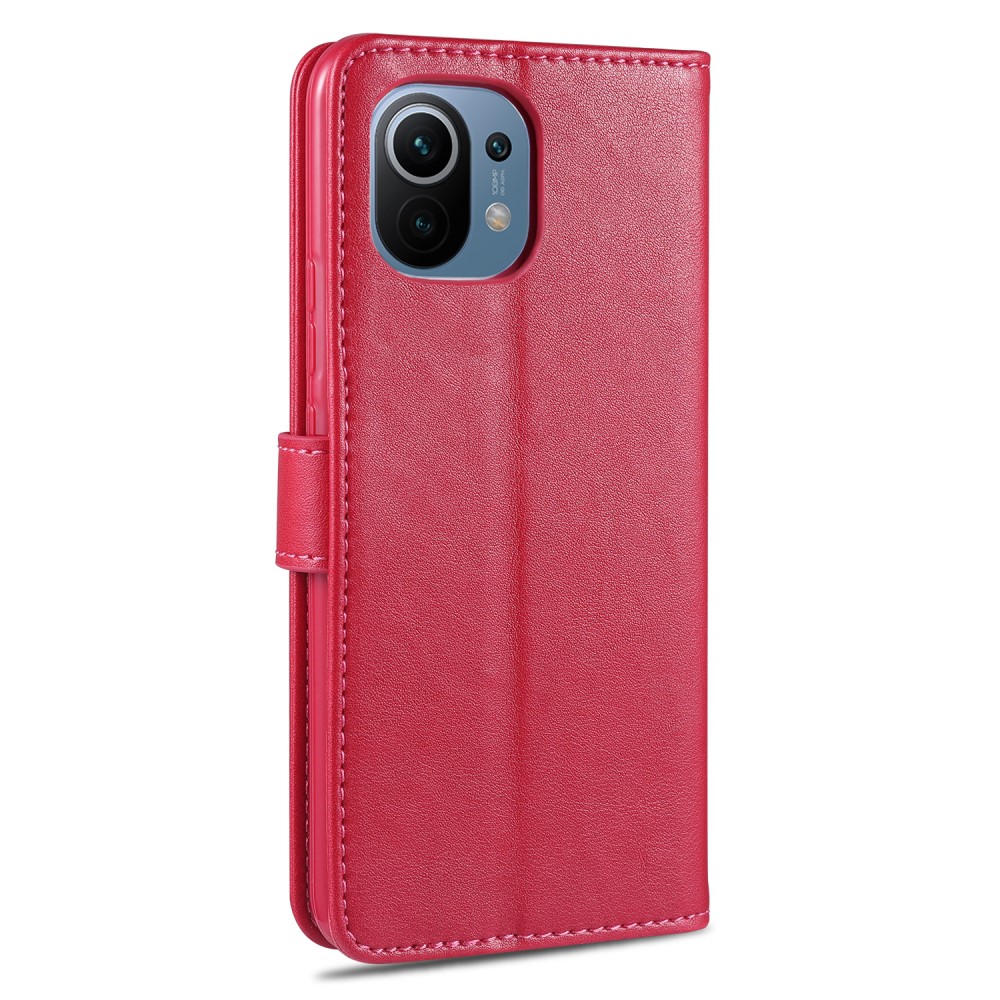 AZNS Xiaomi Mi 11 - AZNS Läder Fodral - Rosa