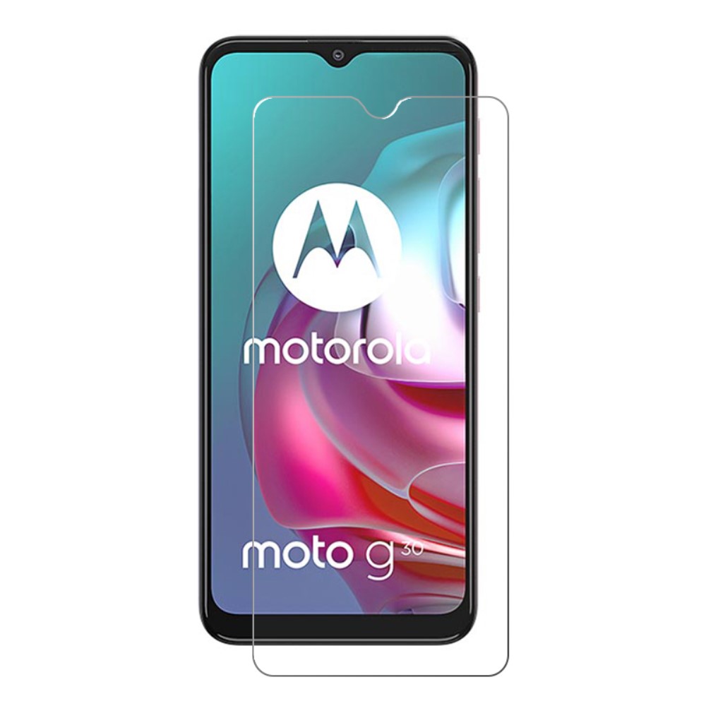  Motorola Moto G10/G30 - Transparent Skärmskydd I Härdat Glas