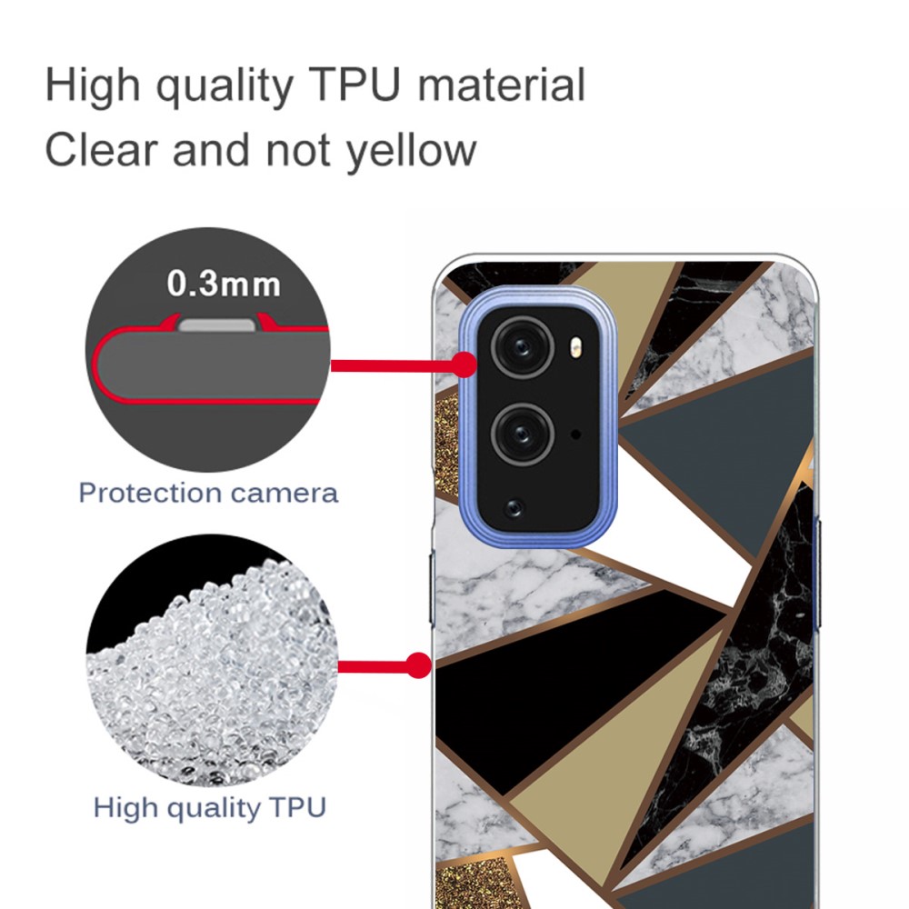  OnePlus 9 Pro - Marmor TPU Skal