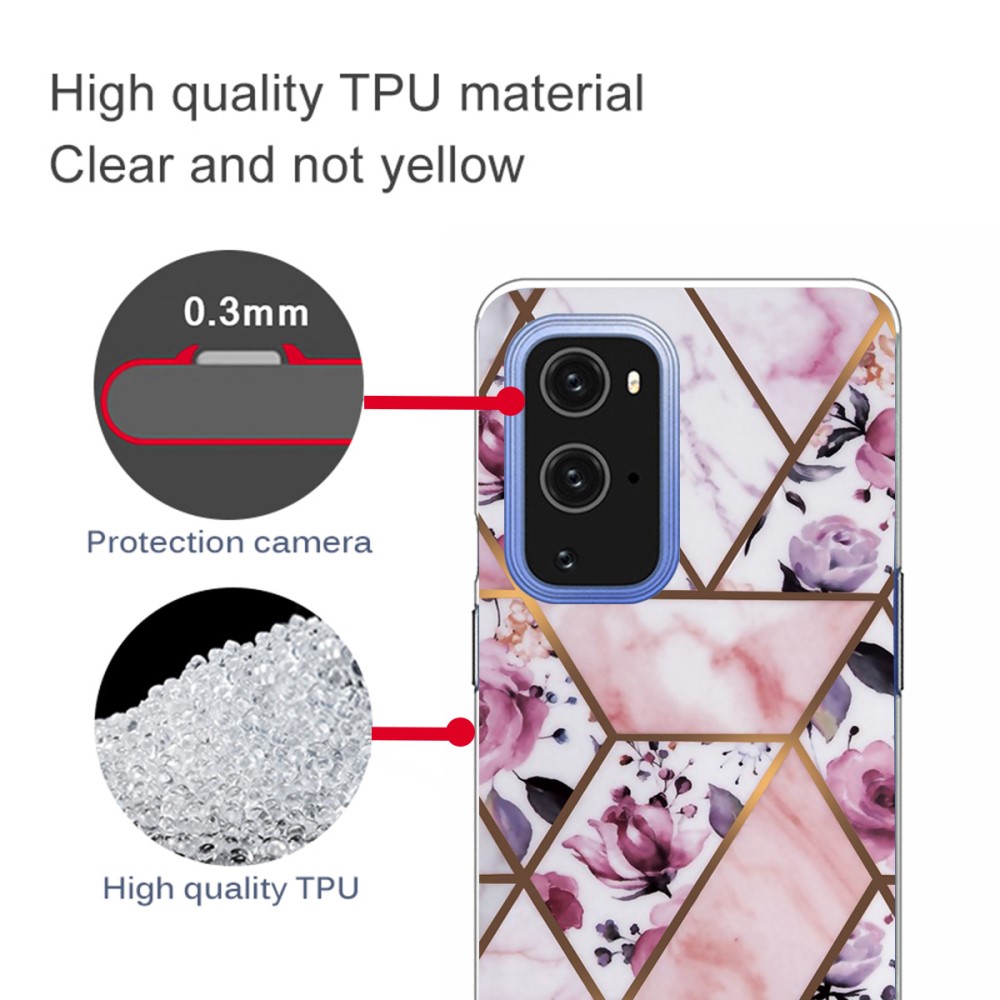  OnePlus 9 Pro - Marmor TPU Skal