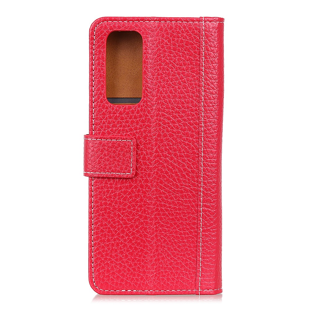  OnePlus 9 Pro - Litchi Plånboksfodral - Röd
