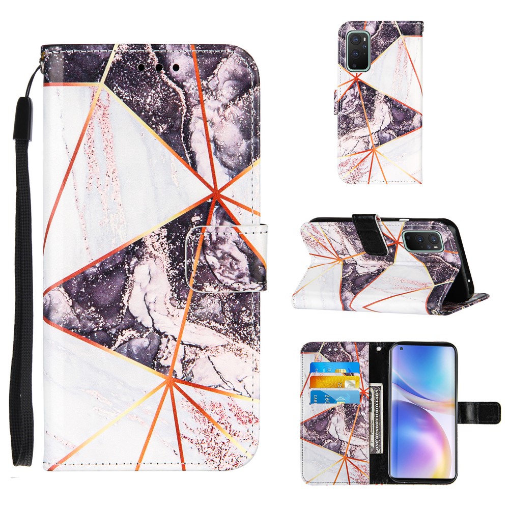 OnePlus 9 Pro - Marmor Textur Fodral
