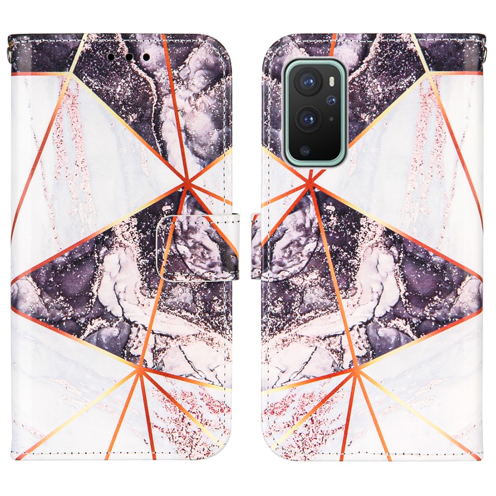  OnePlus 9 Pro - Marmor Textur Fodral