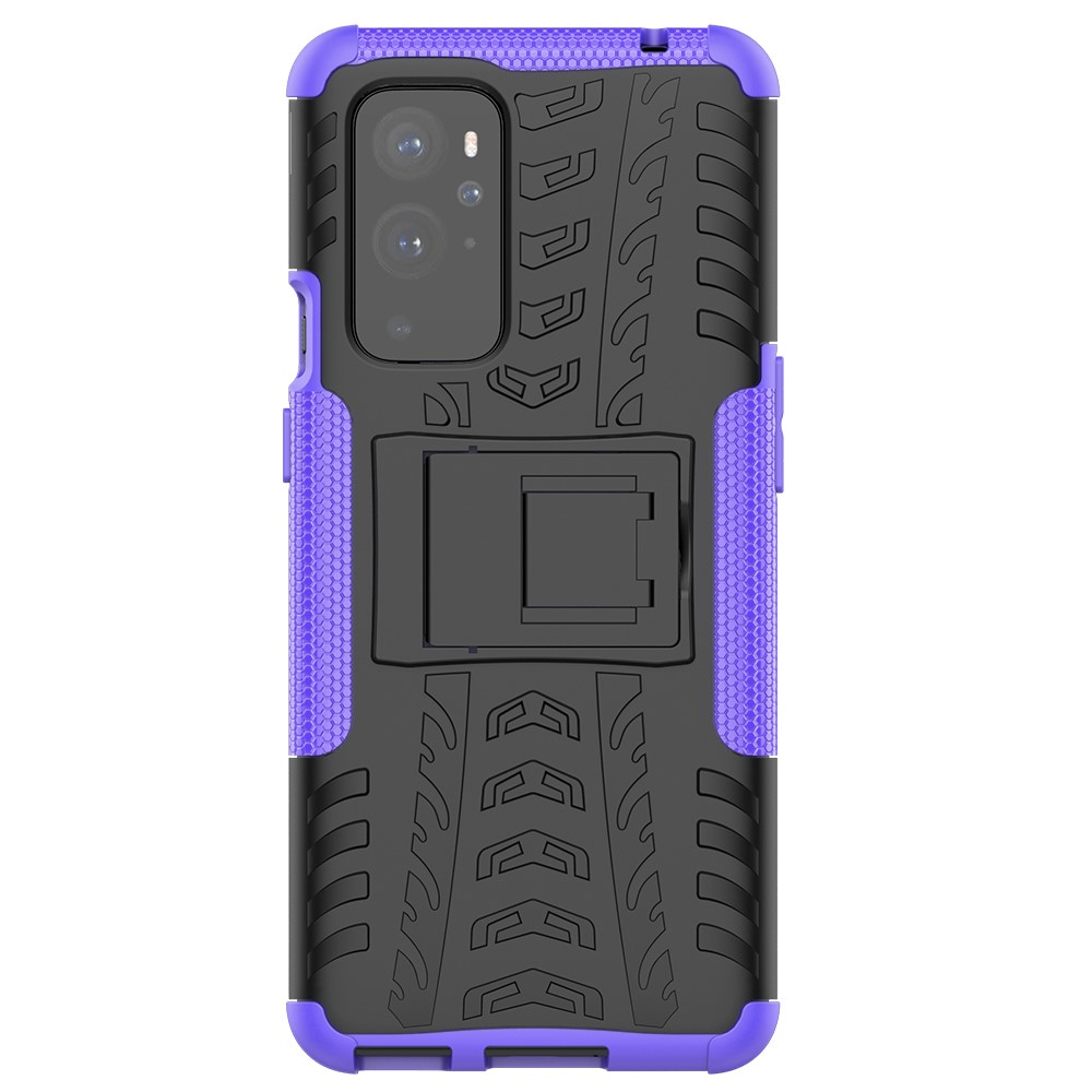  OnePlus 9 Pro - Ultimata Stöttåliga Skalet med Stöd - Lila