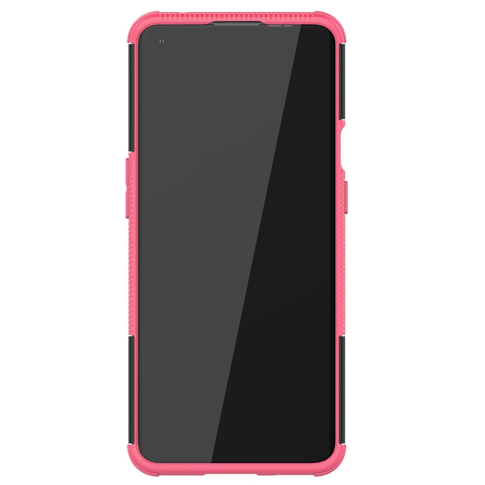  OnePlus 9 Pro - Ultimata Stöttåliga Skalet med Stöd - Rosa