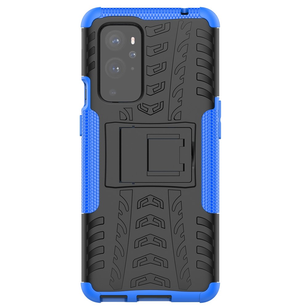  OnePlus 9 Pro - Ultimata Stöttåliga Skalet med Stöd - Blå