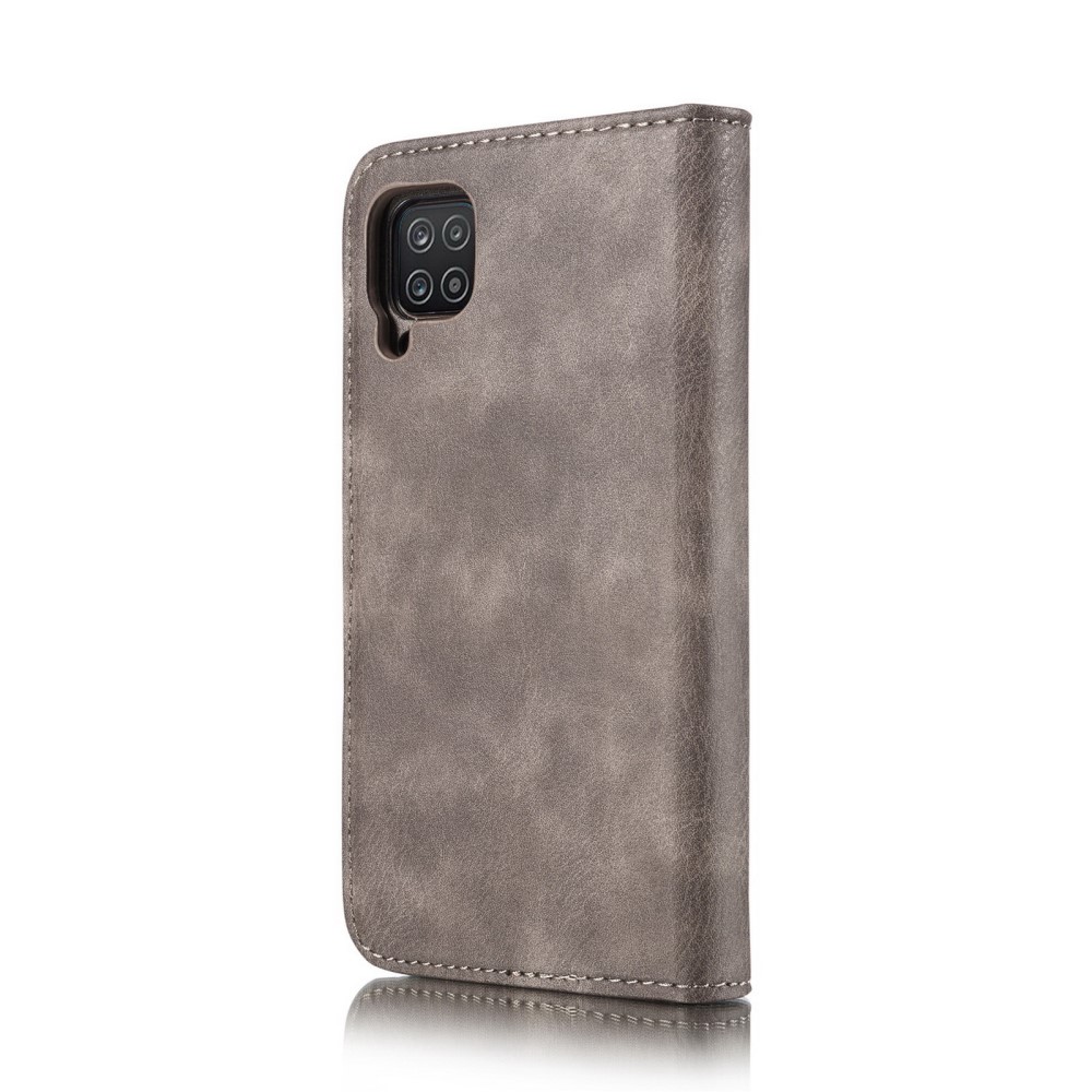 DG.MING Samsung Galaxy A12 - DG.MING 2in1 Magnet Fodral - Grå