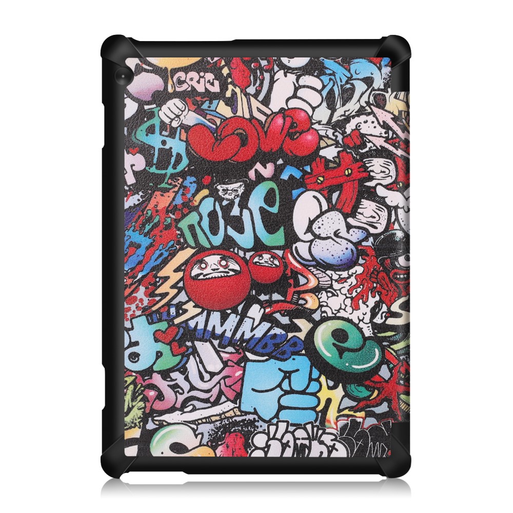  Lenovo Tab M10 TB-X605F TB-X505F Tri-Fold Fodral - Grafitti