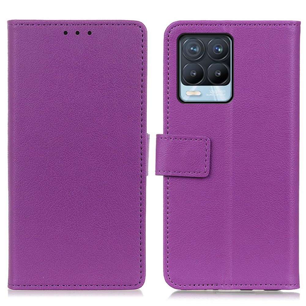  Realme 8 / 8 Pro - Plånboksfodral - Lila